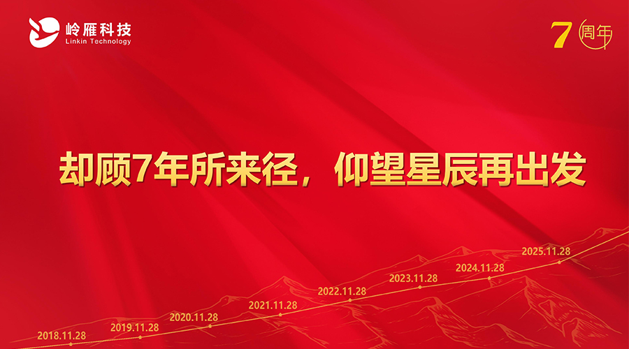 却顾7年所来径，仰望星辰再出发｜岭雁科技成立七周年庆典隆重举行